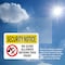 Signmission No Guns Allowed Beyond This Point OSHA Security Notice Sign, Vinyl Decal, 10in W x 7in L, 2PK OS-2PACK-SN-D-710-L-11611 - alternate 6